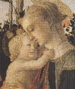 Madonna of the Rose Garden or Madonna and Child with St John the Baptist botticelli